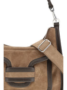 Pierre Hardy Alpha Day Miss leather Shoulder Bag - Suede Calf Calf Brown