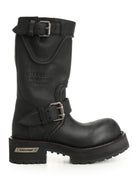 Balenciaga "Venom" Leather Boots - Black