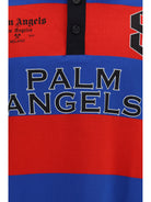 Palm Angels Palm sport stripes short-sleeve Polo - Red Black