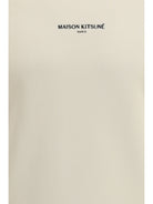 Maison Kitsuné Maison Kitsuné Paris Comfort Sweatshirt in cotton fleece - Noble Beige