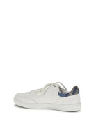 Burberry Set leather Sneakers - Por. White/Wave Blue