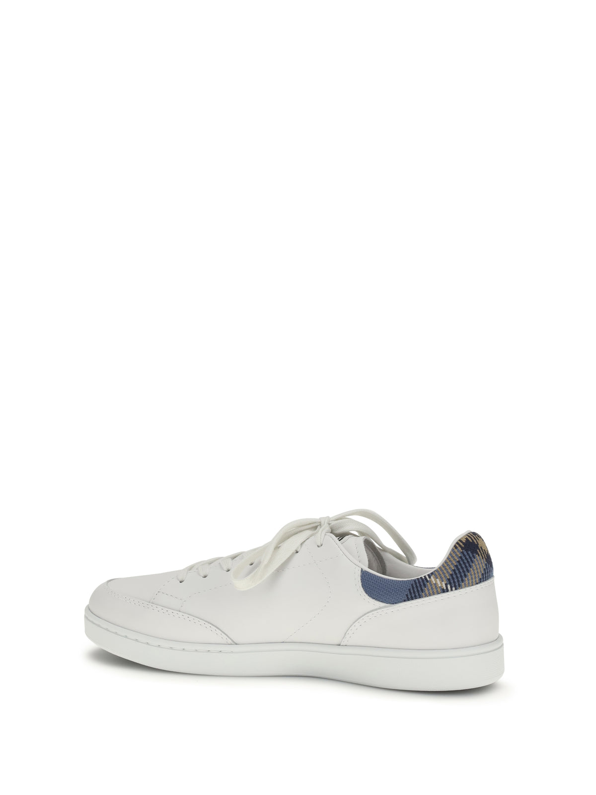 Burberry Set leather Sneakers - Por. White/Wave Blue