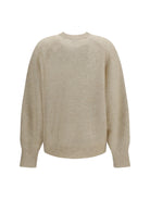Brunello Cucinelli Mohair-blend crewneck Sweater - Ivory