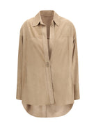 Salvatore Santoro Suede Shirt - Sand