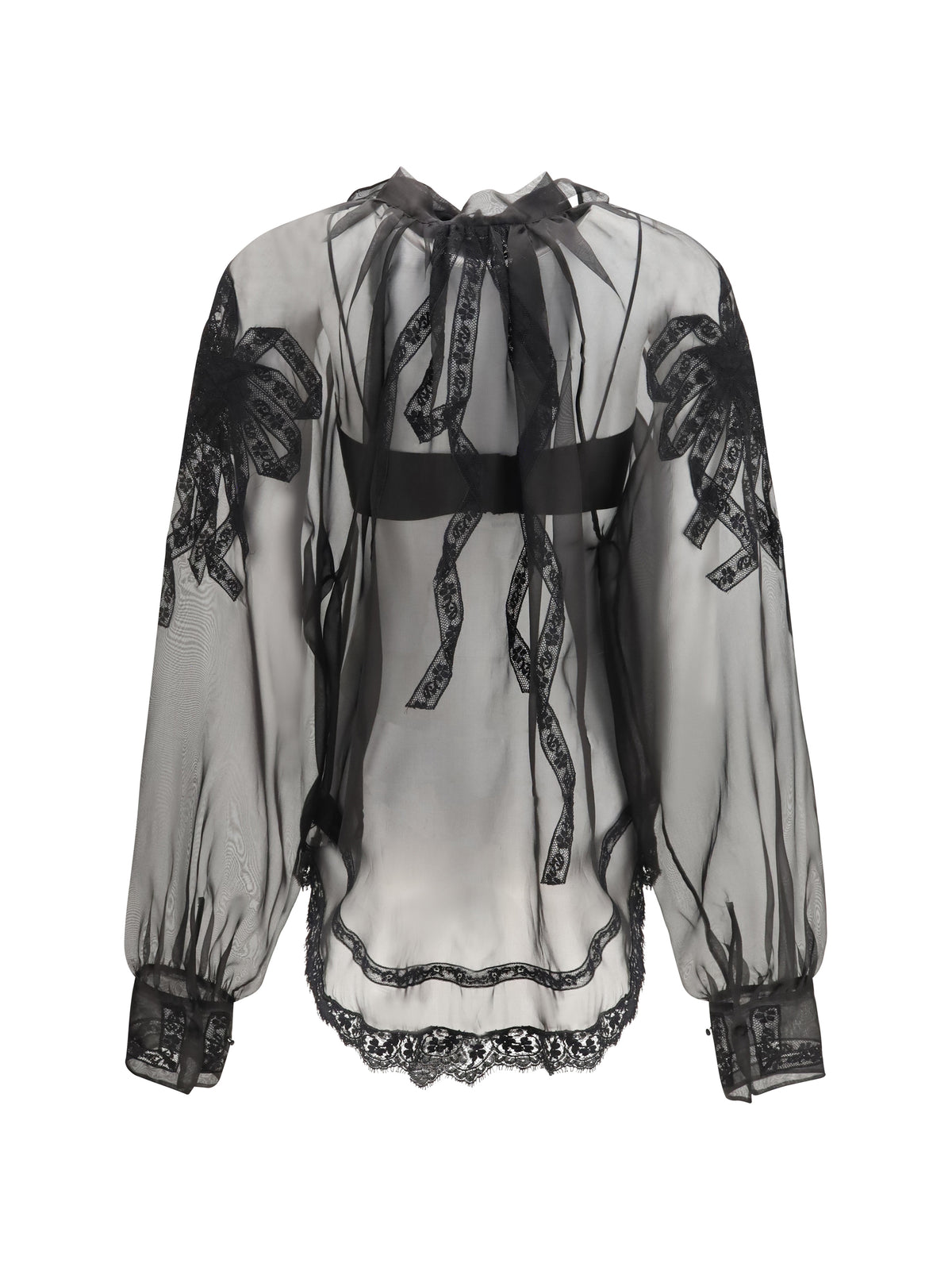 Ermanno Scervino Lace Shirt - Black