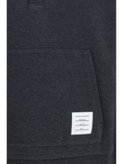 Thom Browne Loopback cotton piqué Sweater - Charcoal