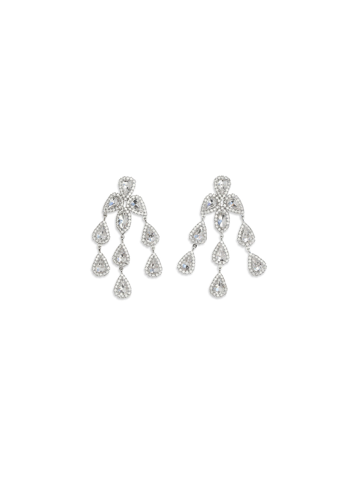 Magda Butrym Drop Earrings - Rhodium Silver