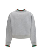 Gucci Web cotton jersey Sweatshirt - Grey Melange