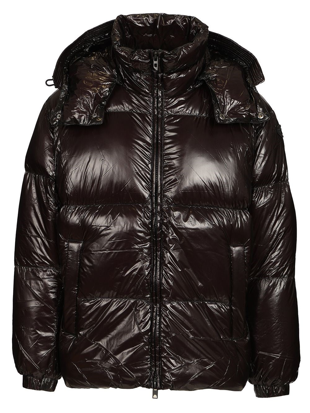 Diesel Quilted Taslan Down Jacket With Viraloff® Treatment - Black