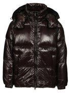 Diesel Quilted Taslan Down Jacket With Viraloff® Treatment - Black