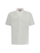 Thom Browne Polo whit iconic bands - White