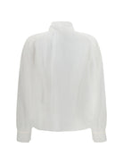 Forte_forte Tulle Shirt with sash - Diamond