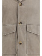 Brunello Cucinelli Suede Jacket - Kaky