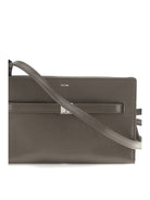 Toteme Belted leather crossbody Bag - Bark