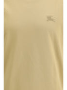 Burberry T-shirt with Check trims - Flax