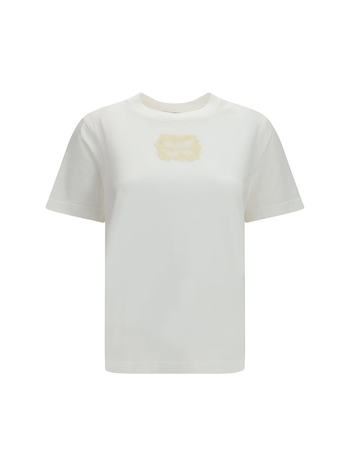 Alexander McQueen Embroidered logo T-shirt - White