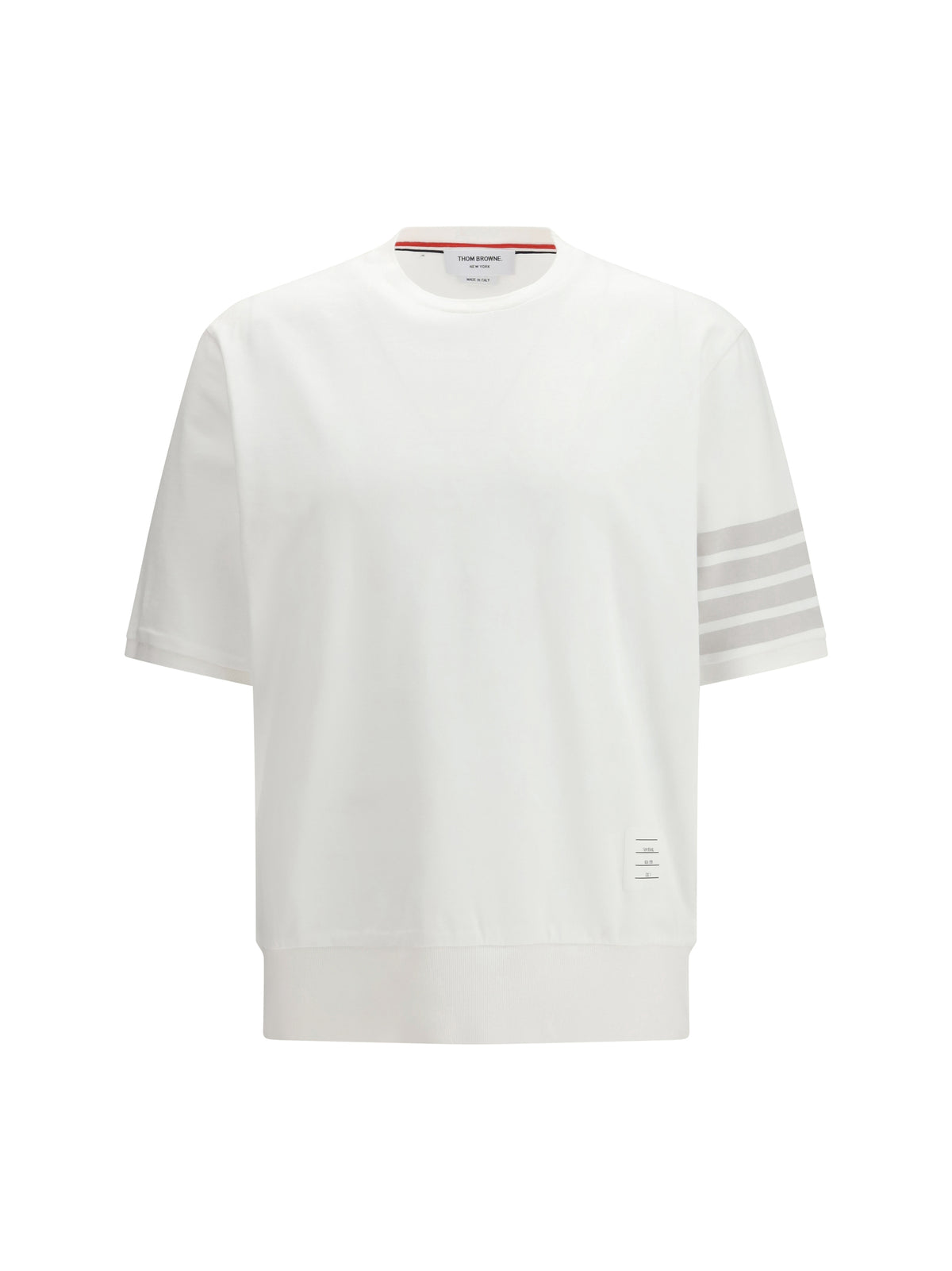Thom Browne 4-Bar cotton jersey T-shirt - White