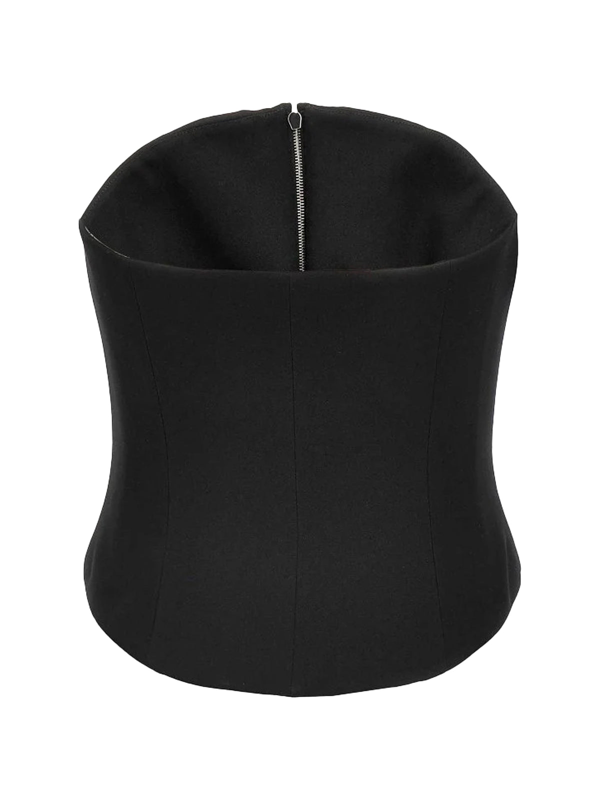 Alexander McQueen Wool Corset with zip - Black