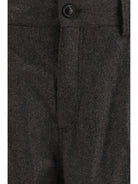 Brunello Cucinelli Virgin wool flannel Cargo Pants - Moro