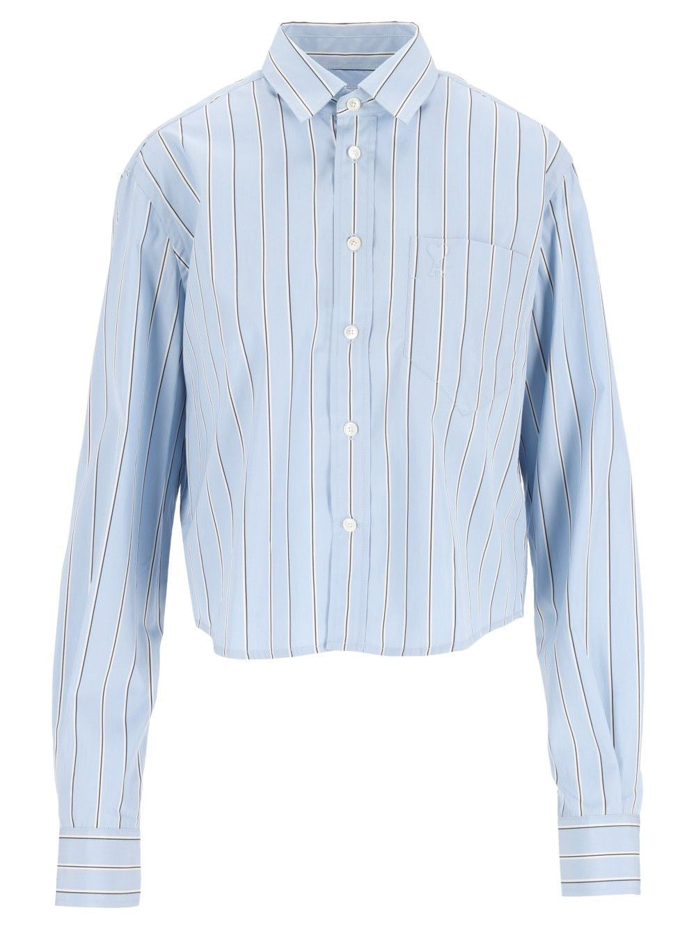 Ami Short Shirt Ami Paris - Sky Blue
