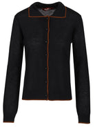 Studio Max Mara Cardigan With Collar - Blue