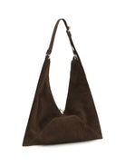 Moschino Suede Hobo Tote Bag - Cioccolato