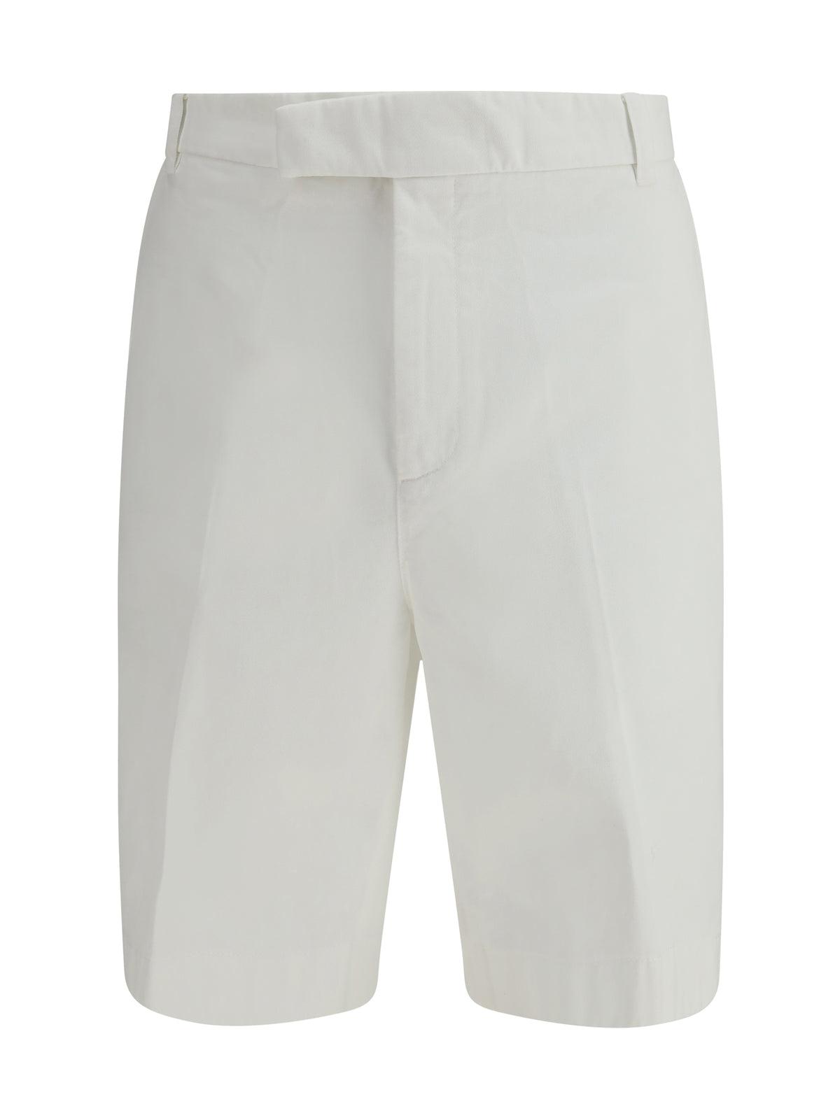Thom Browne Typewriter Cloth Utility Chino Shorts - White