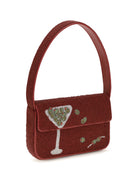 Staud Tommy Beaded Shoulder Bag - Extra Dirty