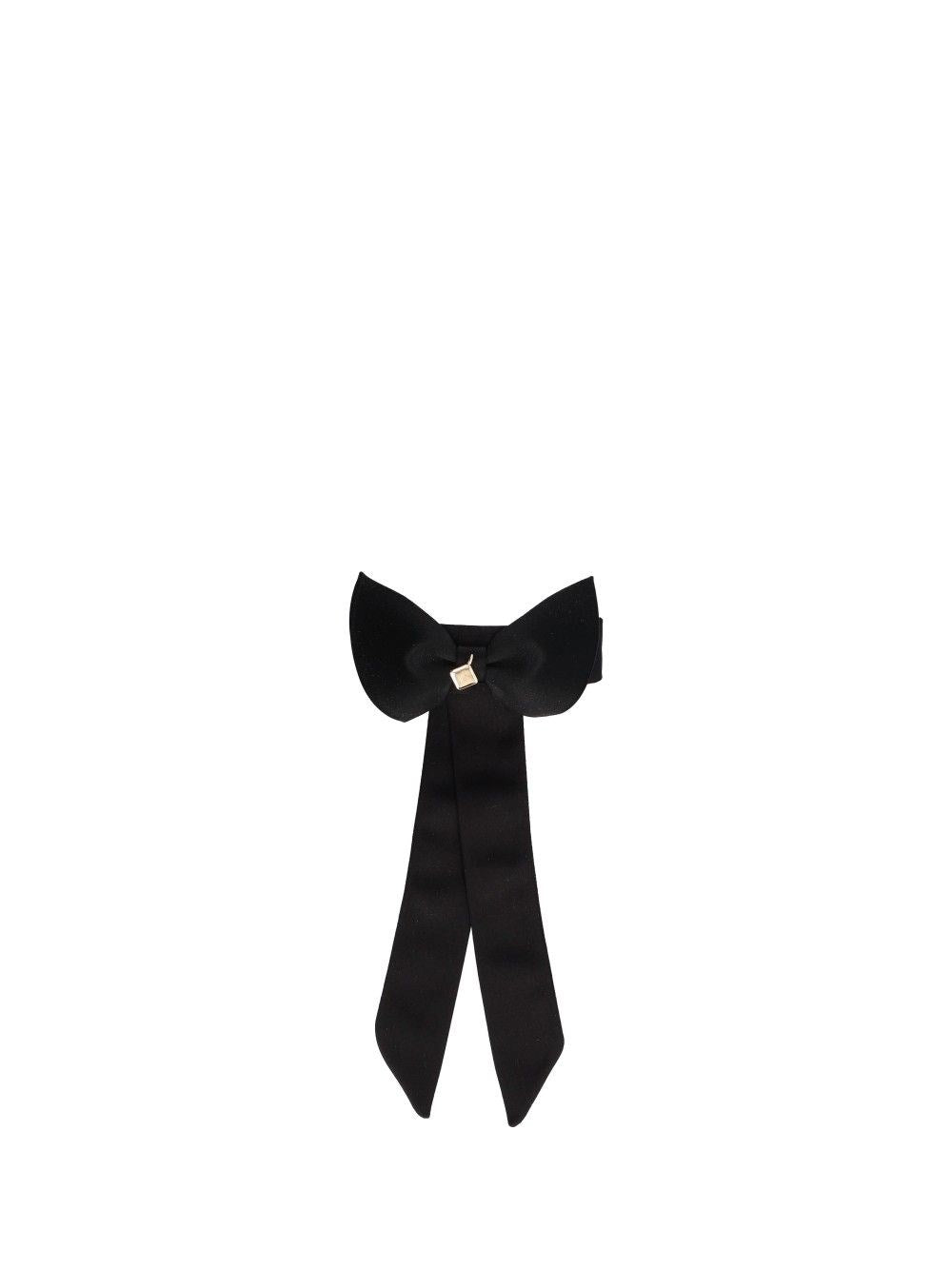 Ferragamo "Bow" Hair Clip - Black