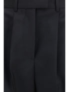 Givenchy Double-pleat Pants in wool and mohair - Black