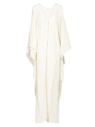 Taller Marmo Cady Dress With Laces - White