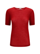 Versace Ribbed knit T-shirt - Lipstick Red