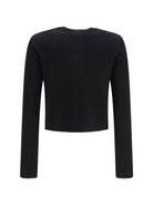 Balmain Round-neck viscose Cardigan - Noir