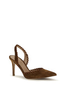 Gianvito Rossi Suede Pumps - Luggage+Sedona