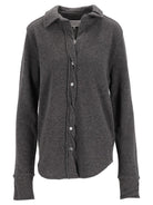Maison Margiela Button-Up Polo Shirt - Grey