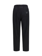 MM6 Maison Margiela Drawstring straight-leg Pants - Black