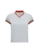 Versace T-shirt by Versace with greca details - Optical White