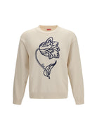 Kenzo Kenzo Tulip wool and cotton Sweater - Off White