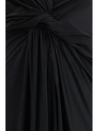Balenciaga Draped midi Dress - Black