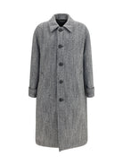 Dolce & Gabbana Chevron wool-blend single-breasted Coat - Tess.Accoppiato-Doub
