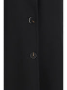 Max Mara Studio Racconto Overcoat - Black