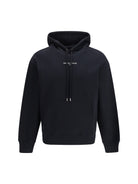 Maison Kitsuné Cotton Sweatshirt with embroidered logo - Black