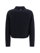 Thom Browne Cropped virgin wool Jacket - Navy