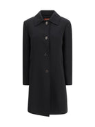 Max Mara Studio Racconto Overcoat - Black