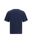 Saint Laurent Cotton crewneck T-Shirt - Navy
