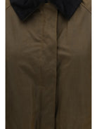 Toteme Country Jacket with velvet collar - Bark