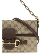 Gucci Medium Horsebit Ristretto Shoulder Bag - Vint.Sand/Dk Brown