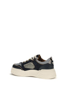 Fendi Force Sneakers - Blueb+Vap.Grey+Tabac