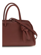 Jacquemus Le Petit Turismo leather Top Handle Bag - Burgundy