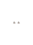 Vivienne Westwood Allie Earrings - Platinum / Light Brown Cz